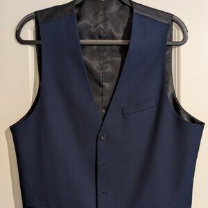 Italian suit vest in blue